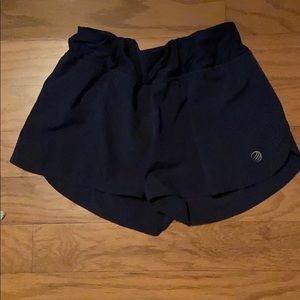 Small navy running shorts